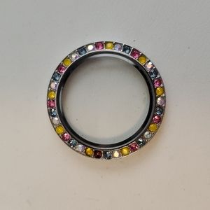 Minions colored living locket face, large, Origami Owl and universal studios